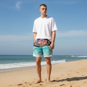 Sportek // Oceanic Sunset Swim Trunks // Men’s